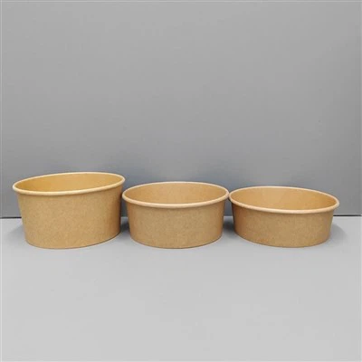 Bol papye kraft ak kouvèti bèt kay