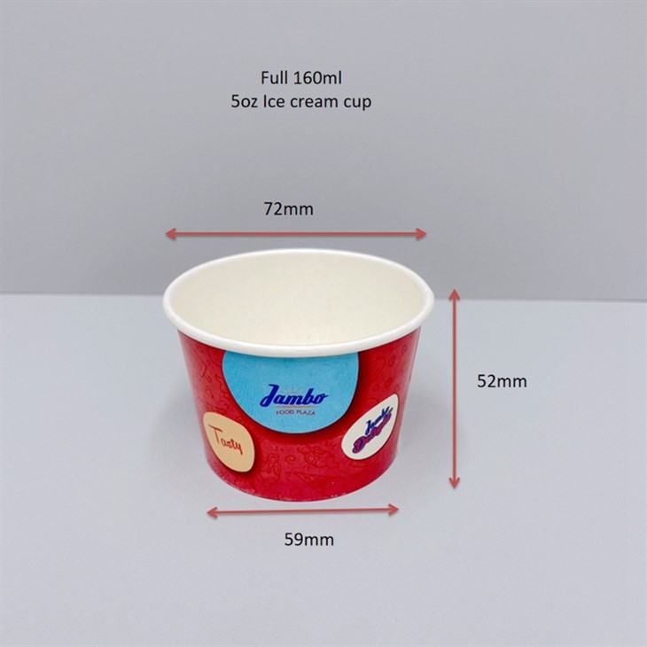 4oz Custom Print Ice Cream Paper Cups
